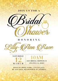 Bridal Shower Invite 5x7