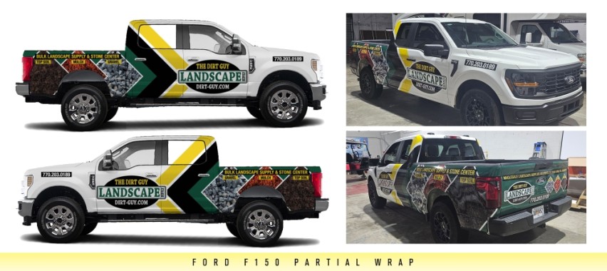 Dirt Guy F150 Partial Wrap