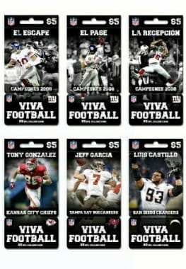 Football calling card Mock up